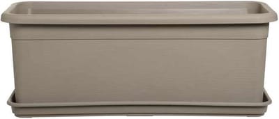 Elezza Plantenbak Decor Fioriera L102 x B42 x H40 cm - Taupe