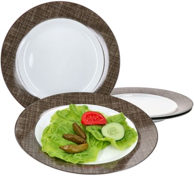 Set van 4 dinerborden bruin Brazilië 27cm Ritzenhoff & Breker - 409314