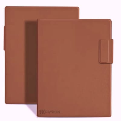 Raykon Klassieke Hoes Geschikt voor reMarkable Paper Pro - Magnetische Tablet Cover - Folio - Case - Cognac