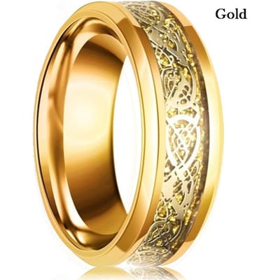 Moderne 8mm Zwart Titanium staal Ringen voor Mannen Vrouwen Groef Meervoudig Geslepen Roestvrij Staal Mannen Ring Trouwring Sieraden 8 beige