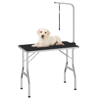 vidaXL - Trimtafel - voor - huisdieren - met - 1 - aanlijnoptie
