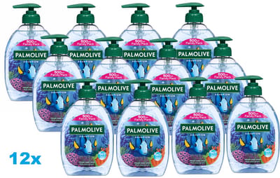 Palmolive Aquarium Handzeep – Family Pack – 12 x 500 ml – Vegan Hand Wash – 96% Natuurlijke Oorsprong – 12 Stuks
