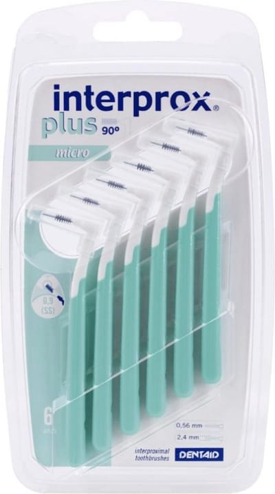 Interprox Plus Micro- 2.4 mm - Groen - 3 x 6 stuks - Voordeelpakket