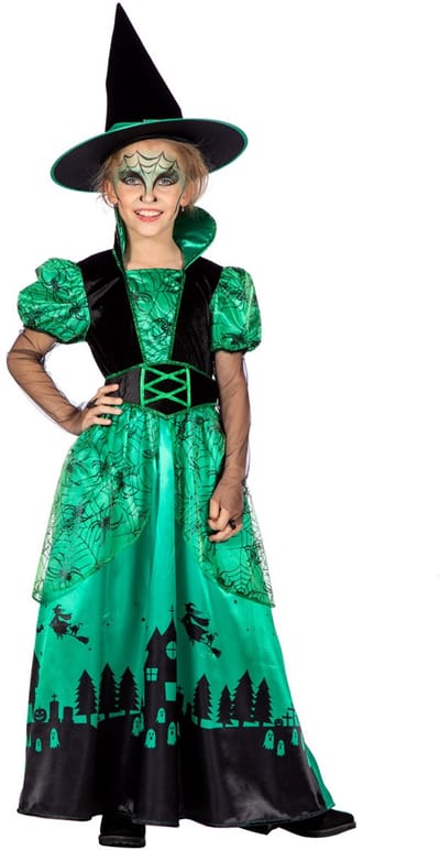 Green Witch Spookhuis Heks - Meisje