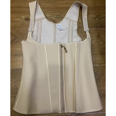 Afrulia Fajas Colombianas Corrigerende Hemden Dubbele Compressie Vest Rugondersteuning Korset Uitgerust Met Rits Haak Platte Buik Afslankende Body Shapers L