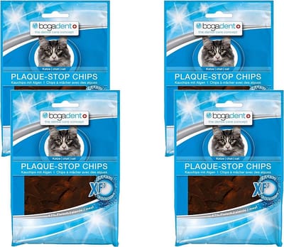 Bogadent Dental Plaque-Stop Chips 50 g - Gebitsverzorging - 4 x Kip