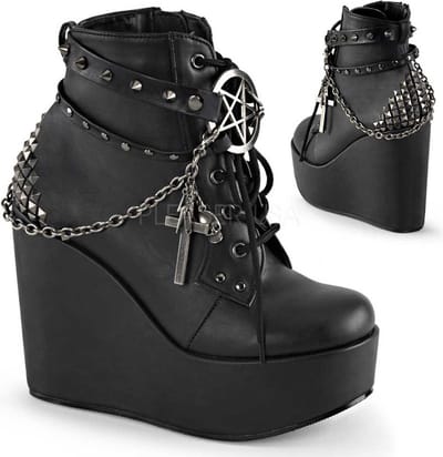 DemoniaCult - POISON101 Sleehakken - US 12 - 42 Shoes - Zwart