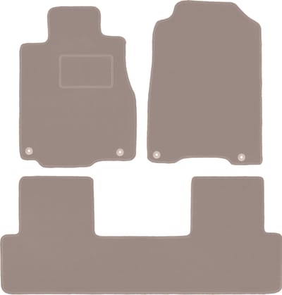 Beige veloursmatten voor: Honda CR-V IV SUV (2011-2018)