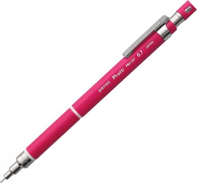 Penac Protti Mechanical Pencil- 0.7mm - Magenta Vulpotlood - HB