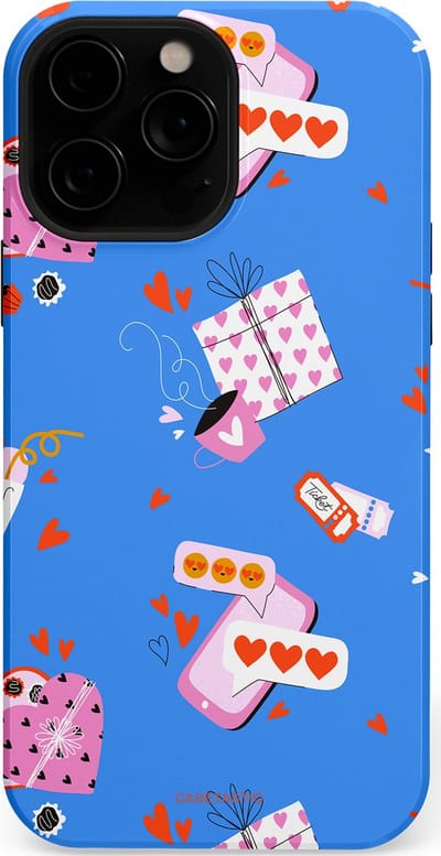 Casetastic Hoesje Geschikt voor Apple iPhone 13 Pro Max Magsafe - Stijlvolle Beschermende Duo-layer Case - Romantische Date
