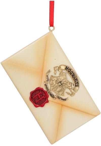 Nemesis Now - Harry Potter Kerstbal - Hogwarts Letter Hanging Ornament - Meerkleurig