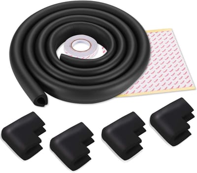 Randbescherming Schuimstrip 2 Meter met 4 Hoekbeschermers voor Kinder- en Huisdierveiligheid