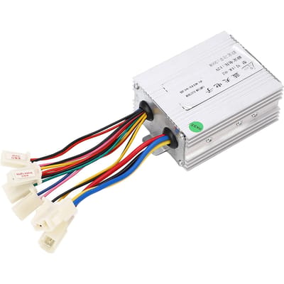 12V 500W Geborstelde Fiets Controller Duim Gashendel Set met Sleutels Elektrische Fiets Conversie Kit voor white