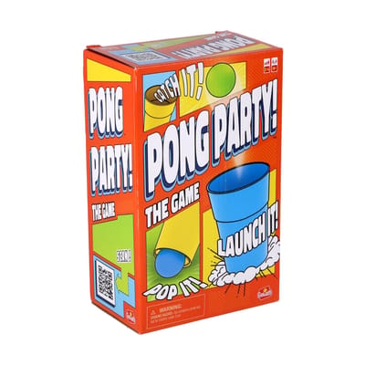 Goliath Pong Party - Actiespel - Partyspel - Schiet de ballen weg met de unieke Pong Cup Technologie - Voltooi 50 opdrachten en win!
