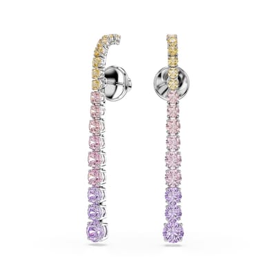 Swarovski Matrix Dames Oorbellen Metaal - Zilver