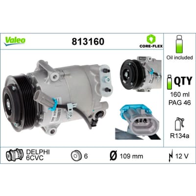 Compressor airconditioning VALEO 813160