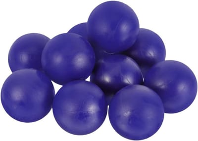 Bureauvoetbalballen - Tafelvoetbalvervangers - Spelplezier - Duurzaam Hars Materiaal - 12 Stuks - Blauw