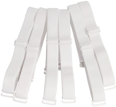 Dailygoods- BH Schouderriemen 3-Pack - Verstelbaar - Elastisch - Afneembaar - 12mm/15mm Breed - 38 cm Lengte - Beha Bandjes
