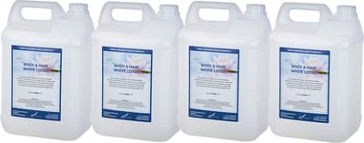 Body & Hair White Lotus - 5 Liter - set van 4 stuks - 2 in 1 voor lichaam en haar.
