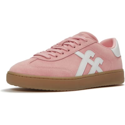 FitFlop The Dash T-Toe Suede Sneakers Dames Sneakers - Roze / Wit