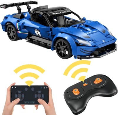 CadaBricks C57013W Maserati GT2 Classic and Speed bouwset | Racing champions auto modelbouw | Educatief creator constructie speelgoed bouwpakketten voor kinderen & volwassenen | RC accu niet geschikt voor Lego | Technic bouwdoos 549 bouwstenen