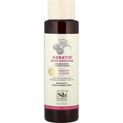Soapbox, Nourishing Conditioner, Keratin Shine Boosting, for frizzy, frizzy hair, 16 fl oz (473 ml)