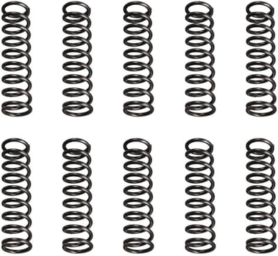 Drukveren - Verenstaal veren - Machine reparatie - Plat spoelontwerp - 1.2 x 9 x 35 mm - Zwart