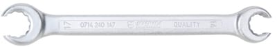 Wurth - Open dubbele ringsleutel 12-kant - Metrische dubbele flensmoersleutel Dubbelzeskant met POWERDRIV®