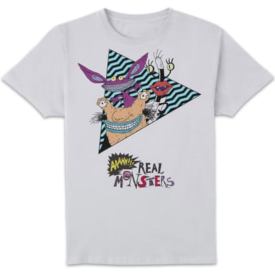 AAAHH Real Monsters Men's T-Shirt - Wit - S