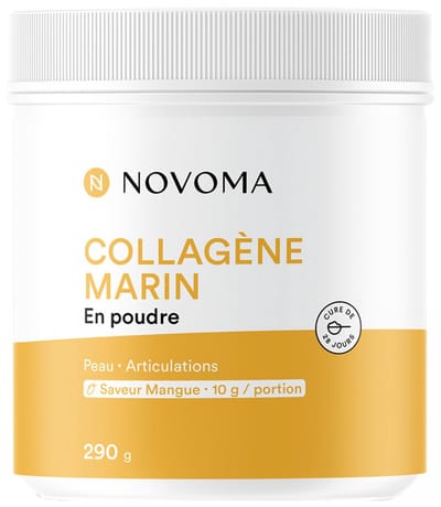 Novoma Marien Collageen in Poeder 288 g (Smaak : Mango)