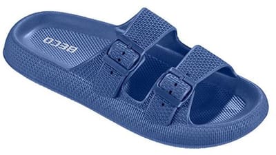 BECO heren badsandalen Airkiss leisure - donkerblauw - maat 45