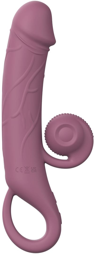 Online Only - Double Lust Realistische Snail Vibrator - Paars