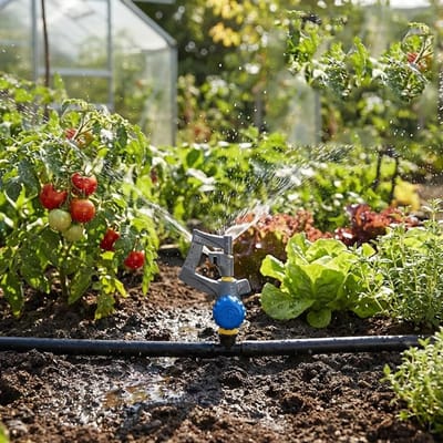 Micro Sproeiers - Verstelbare Irrigatie - Planten Water Geven - 360 Graden Bereik - 25 Stuks - Zwart