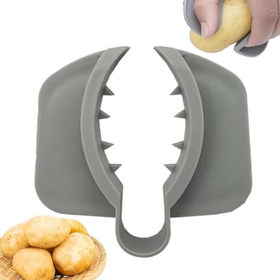Vingerbeschermer Snijden - Keuken Veiligheid - Groenten Voorbereiden - Antislip Handvat - 8x7.5 cm - Niet gespecificeerd