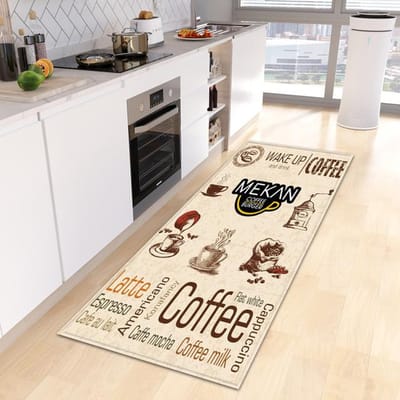 Keukenvloermat Deurmat voor Woonkamer Slaapkamer Deur Balkon Decoratieve Vloermat Antislip Lange Strook Gebiedskleed 50*150cm