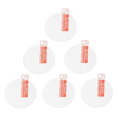 Dailygoods - Polshorloge Bescherming - Gehard Glas - Ultradun - Transparant - Anti-kras Beveiliging - Geschikt voor Smartwatches - Rond Model