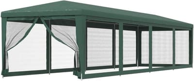 Partytent - Feesttent Paviljoen - Outdoor Evenementen - Waterdicht HDPE Dak - 3 x 12 meter - Groen