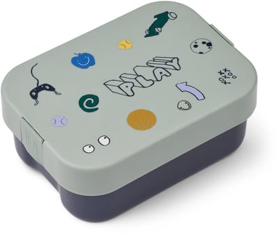 Liewood Kamil Lunchbox - Play / Dusty Peppermint - 1,3 l