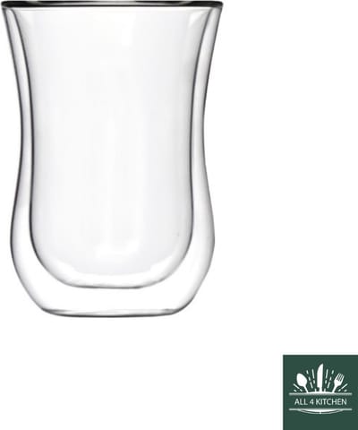 Dubbelwandige glazen - Stölzle, dubbelwandig koffieglas, Coffee 'n more, set van 2