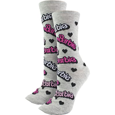 Barbie Sokken voor Dames | Funky Crew Casual Noviteit Sokken | Barbie Cadeaus - Barbie