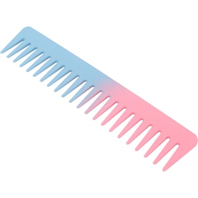 Kam met brede tanden zonder handvat Ontwarren Ontklitter Styling Shampoo Kam voor krullend haar Nat droog haar white