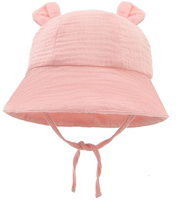 1 stuk Unisex Baby Peuter Zonnehoed Pet Vissershoed Strandhoed Kinderen Baby Meisjes Jongens Zomerhoed UV-bescherming - Koreaanse fans