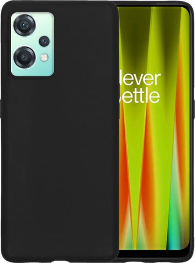 Hoesje - Geschikt voor OnePlus Nord CE 2 Lite - Sterk & Shockproof - Hoes Cover - Siliconen Case - Telefoonhoesjes - Zwart