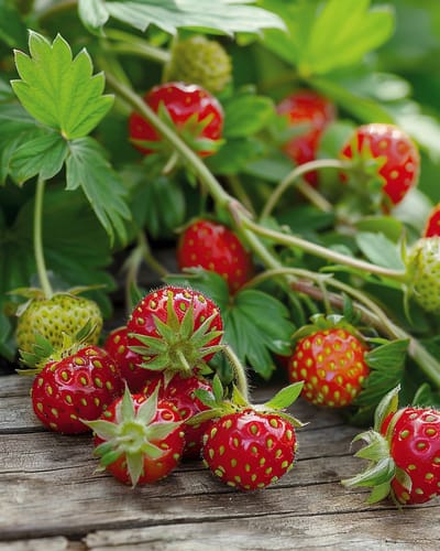 2 sets - Bosaardbei Zaden Baron Von Solemacher Fragaria Vesca Meerjarig