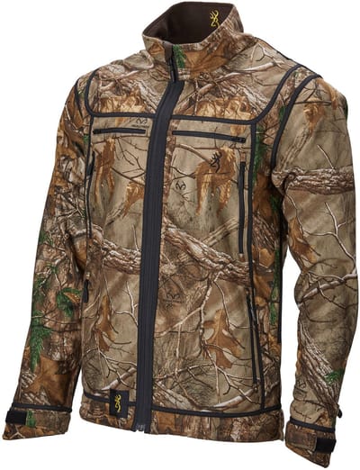 BROWNING Jachtjas Ultimate Activ Bruin RTXTRA Omkeerbaar Maat 2XL