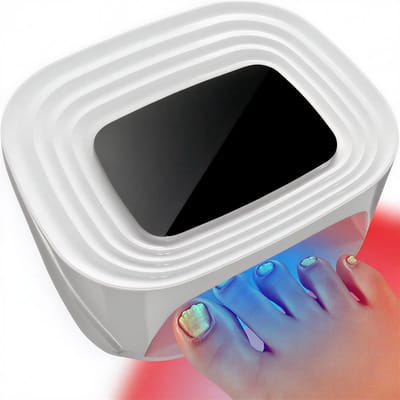 Draadloos Nagelschimmel Laserapparaat 2000mAh – Nagelschimmel Behandeling & Verwijderen – LED Nagellaser voor Thuisgebruik tegen Onychomycose (470nm & 660nm) – 36 LED’s – Geschikt voor Alle Nagels