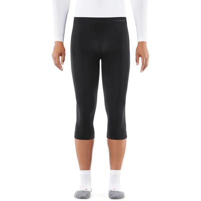 FALKE Warm 3/4 heren thermobroek - kuitlange thermobroek - zwart