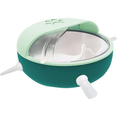200ml Kitten Melkfles Hond Kat Drinkbak Puppy Flesvoeder 4 Spenen Meerdere Kittens Borstvoeding Bubble Melkkom groen