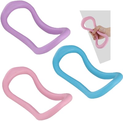 Fascia Stretch Ring - 3 Stuks Yoga Ring Pilates Ring - Stretch Ring - Fitness Circle Training Tools (Roze, Blauw, Paars)