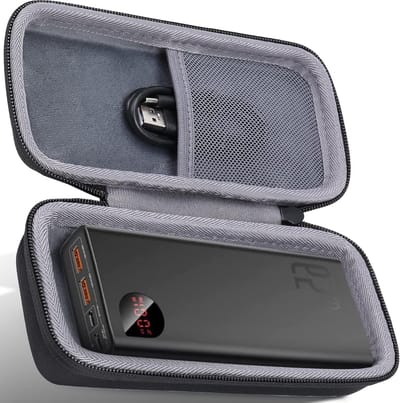 Hard Travel Case voor Power Bank PD 65W 20000mAh - Bescherming, Draagbaar en Geschikt voor Snelladen Batterij